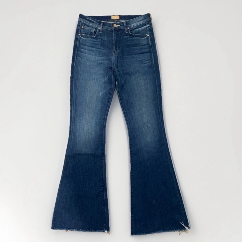 MOTHER The Weekender Fray Bazaar Adventure Jeans Womens Boot Cut
